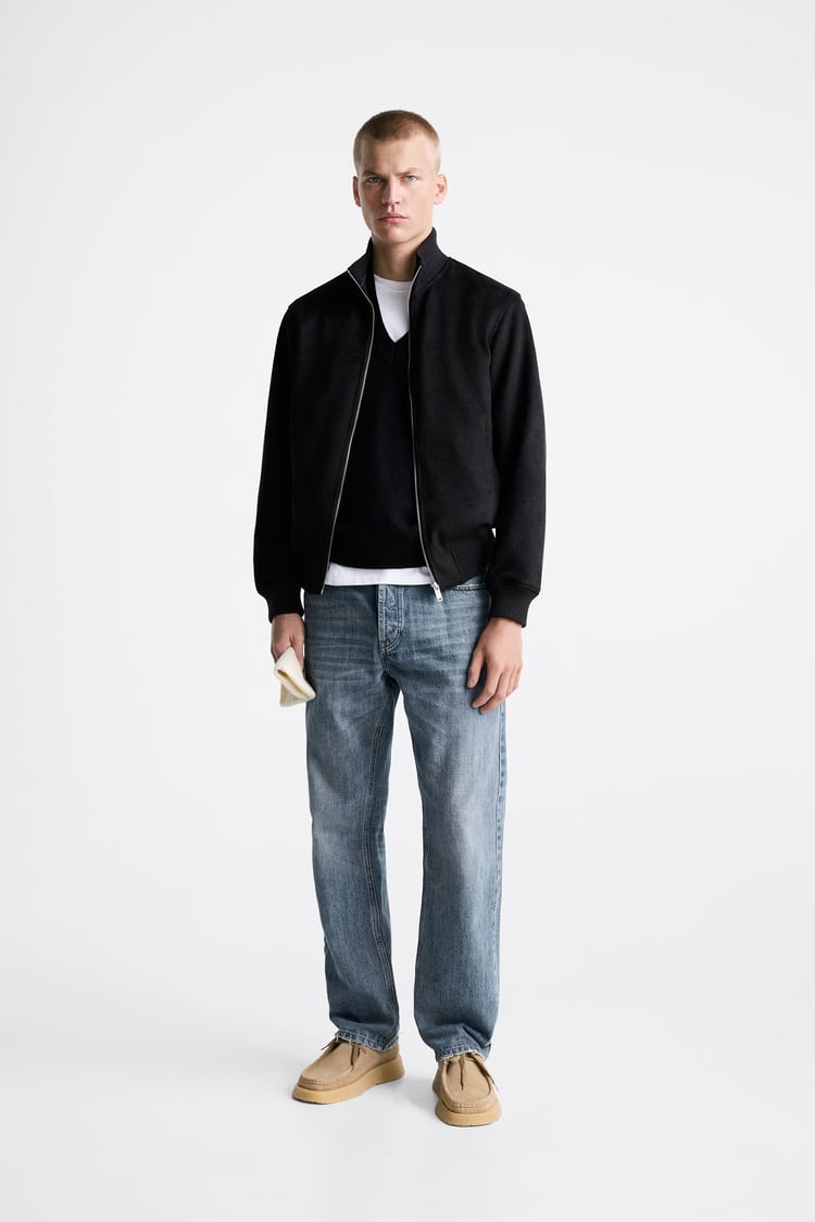 FAUX SUEDE JACKET