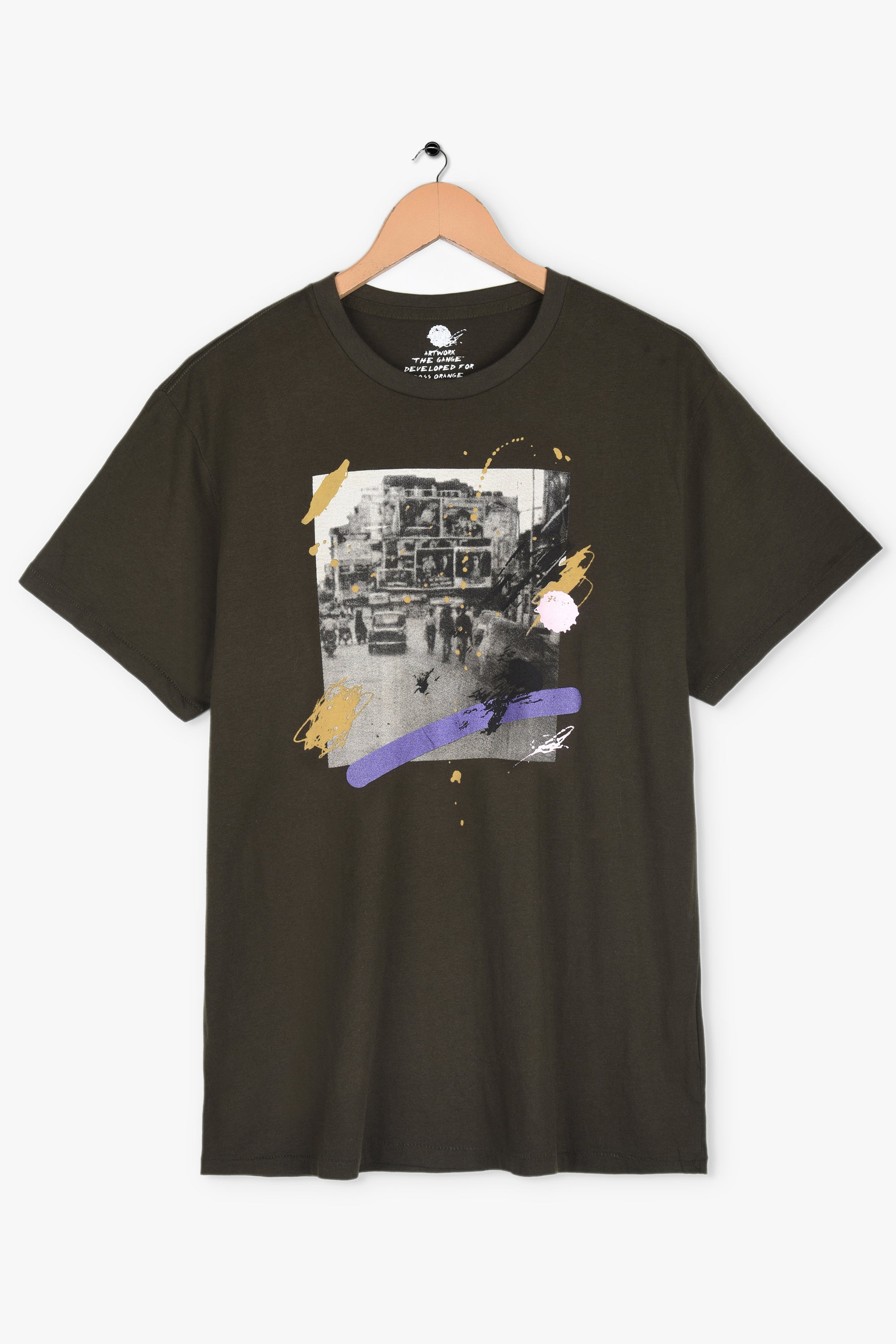 BOSS ORANGE TEE WITH LOGO ARTWORK