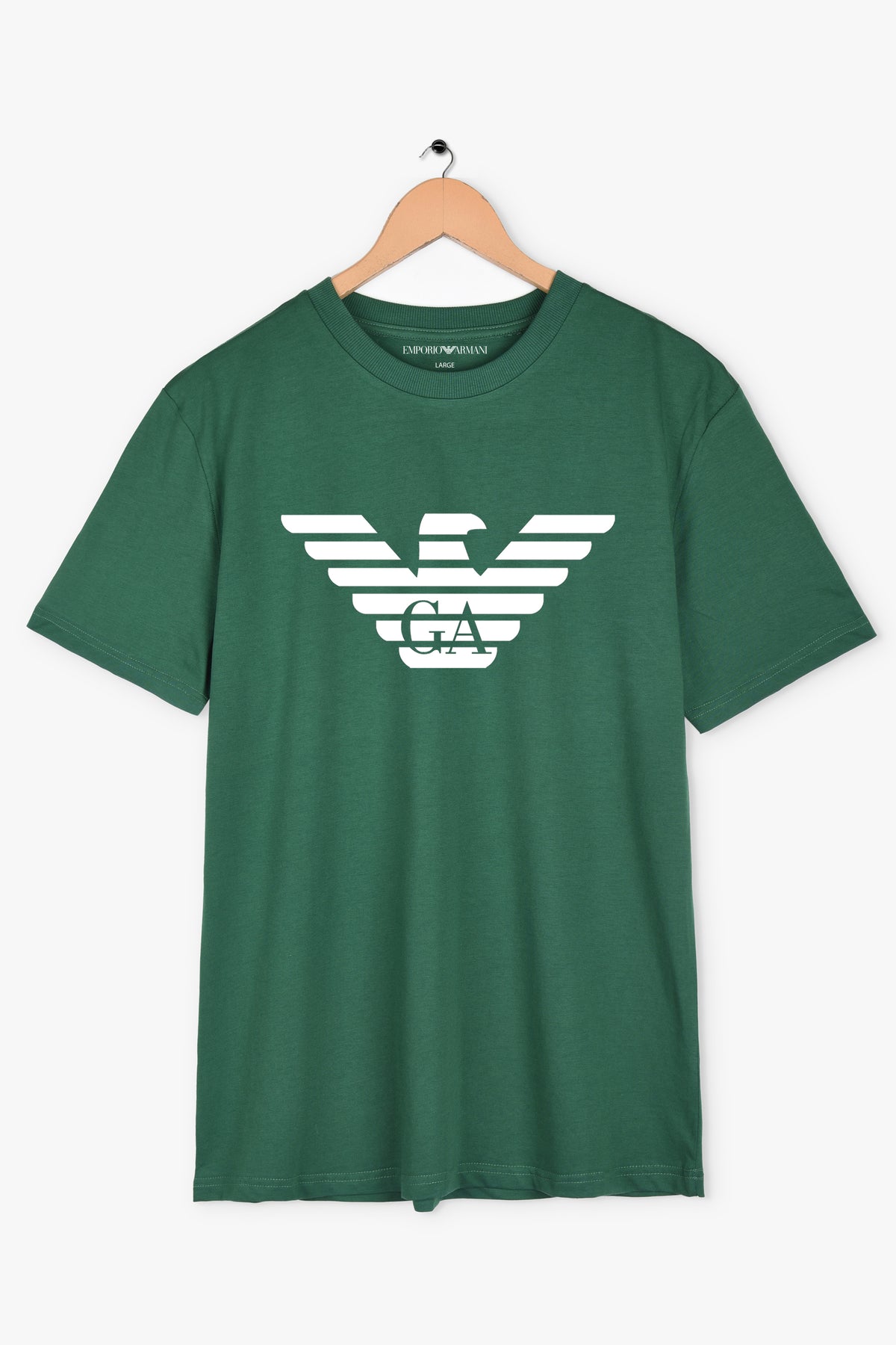 ARMANI EAGLE LOGO TEE orangejeansco
