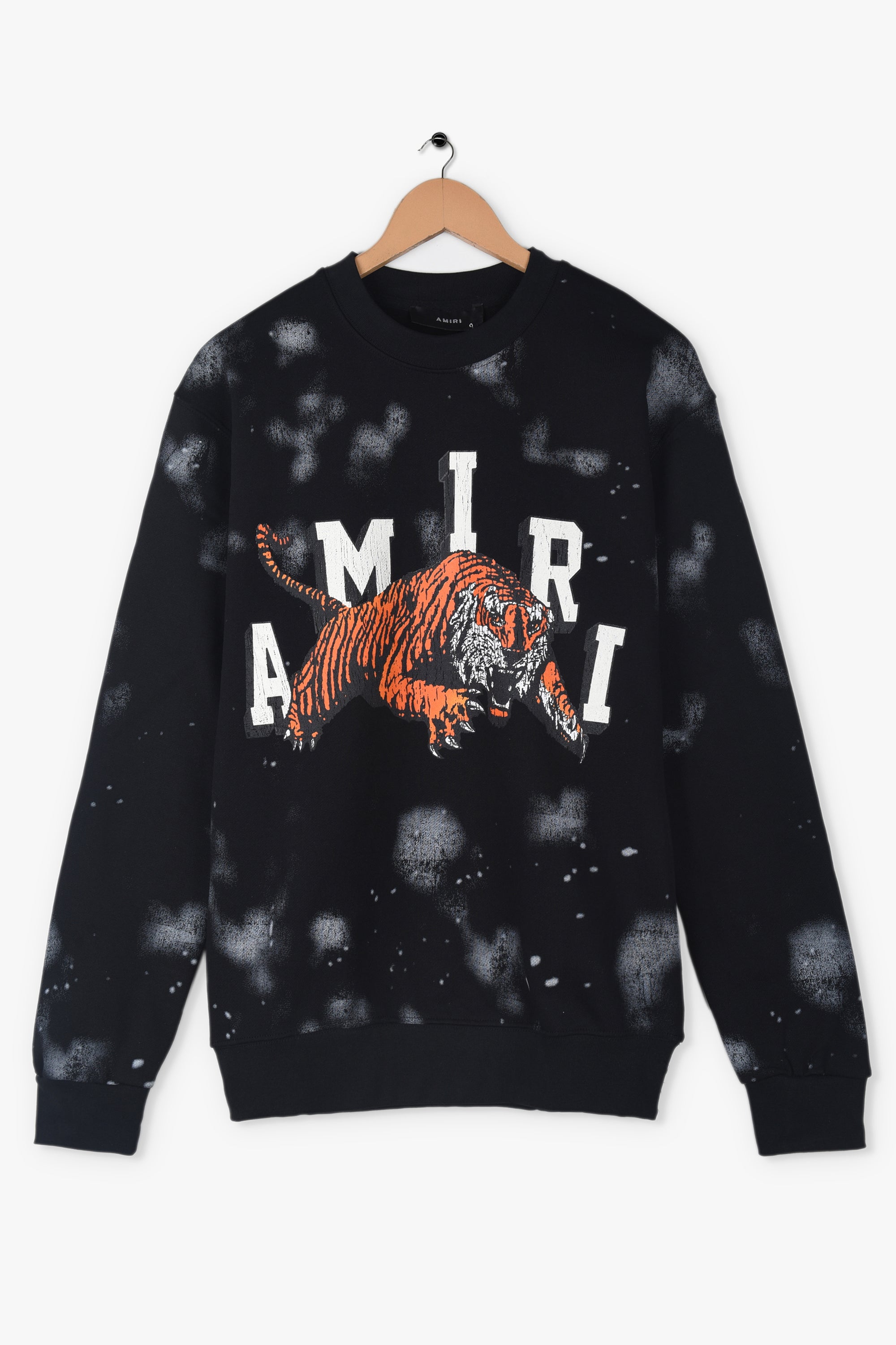Amiri Black Vintage Tiger Sweatshirt