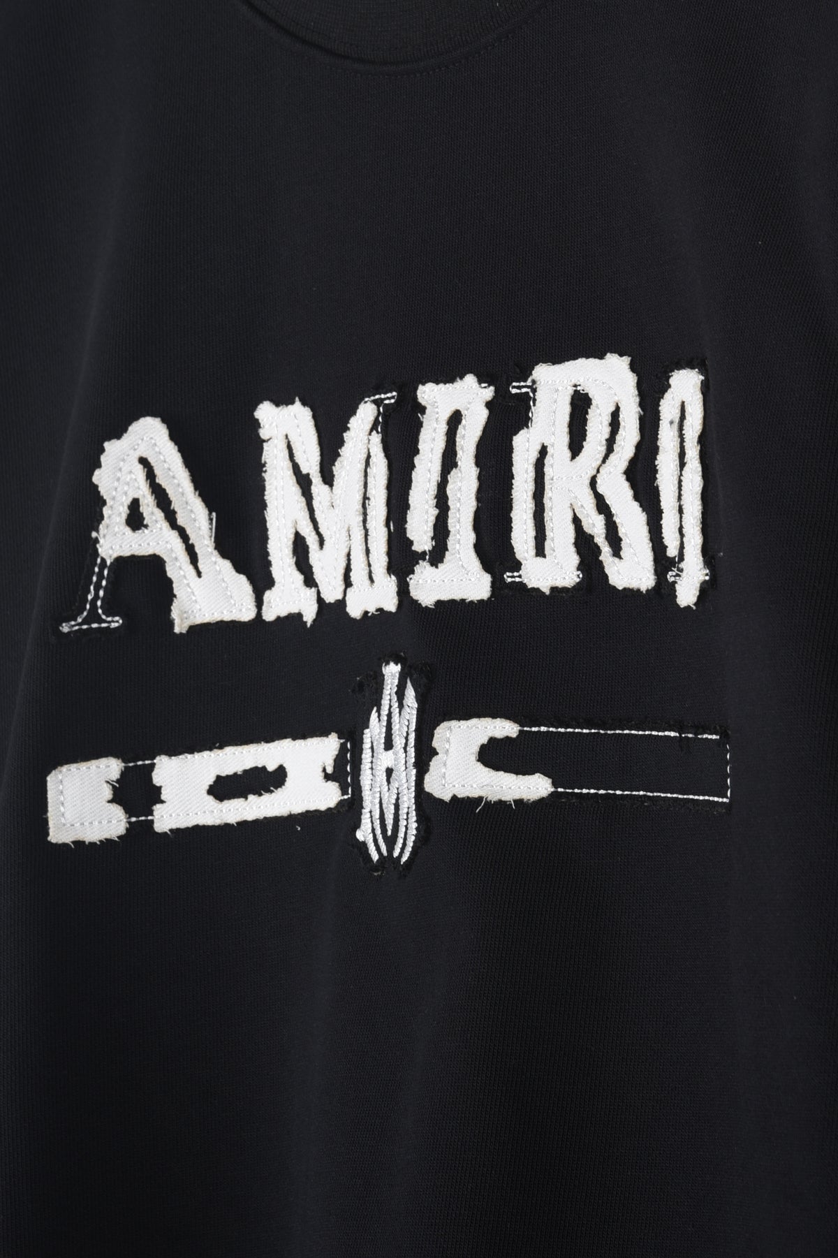 AMIRI MA BAR APPLIQUE LOGO SWEATSHIRT