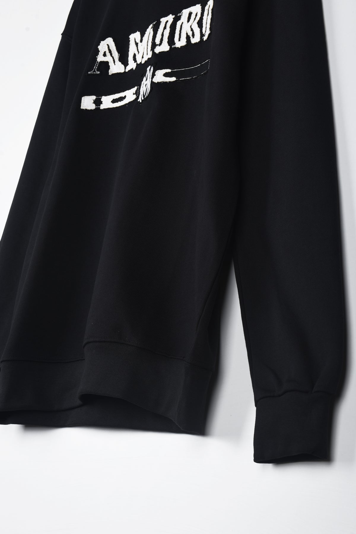 AMIRI MA BAR APPLIQUE LOGO SWEATSHIRT