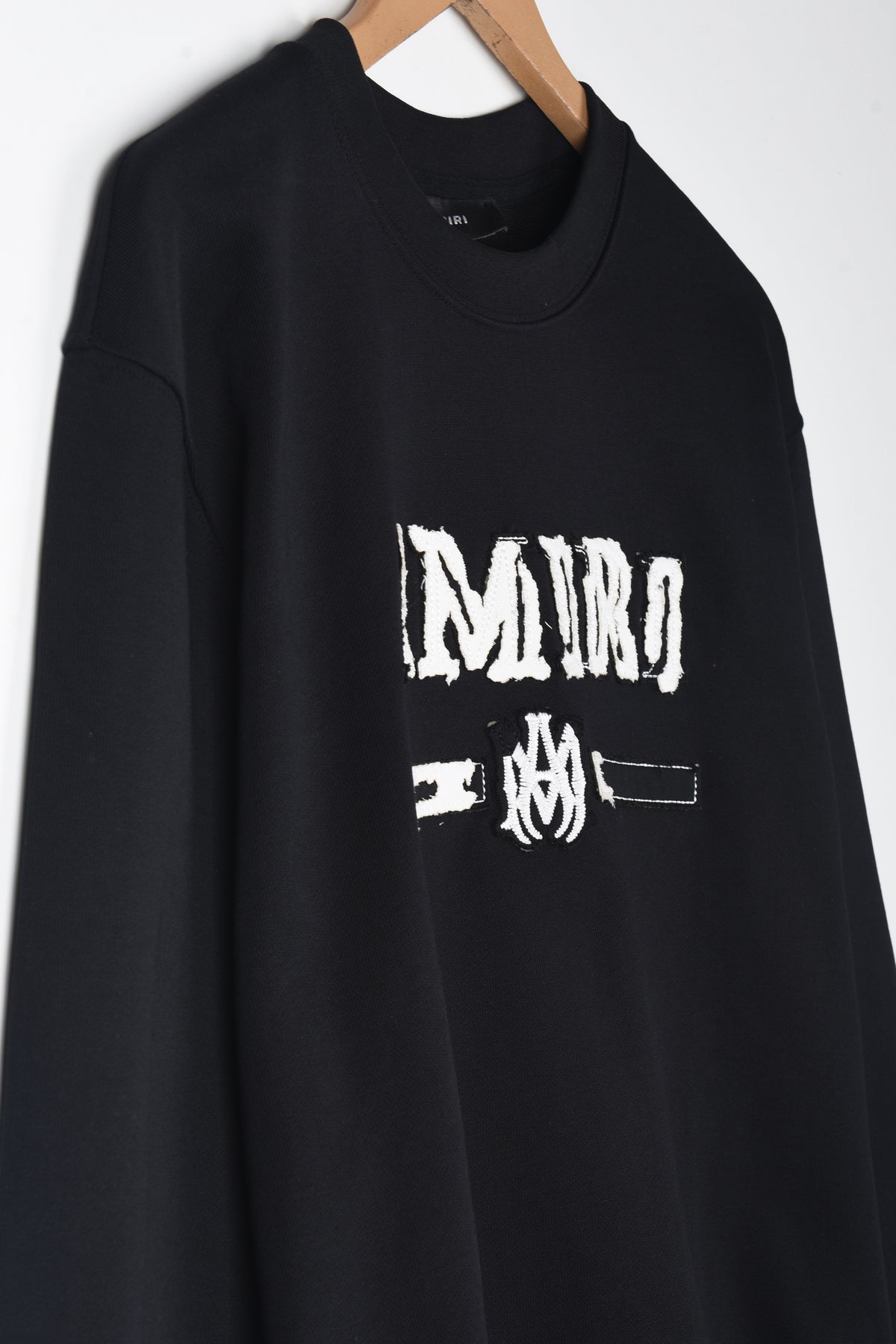 AMIRI MA BAR APPLIQUE LOGO SWEATSHIRT