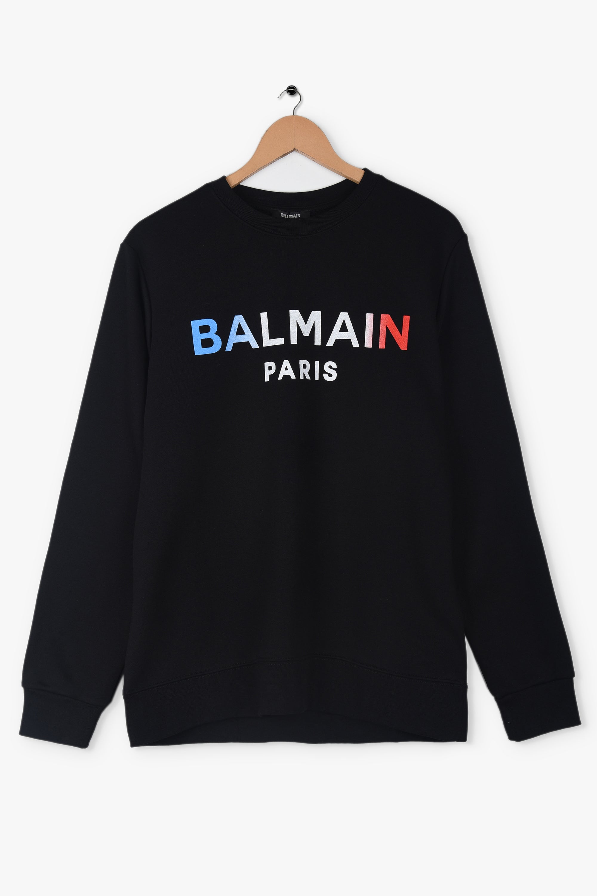 Balmain Paris Printed Logo Sweatshirt