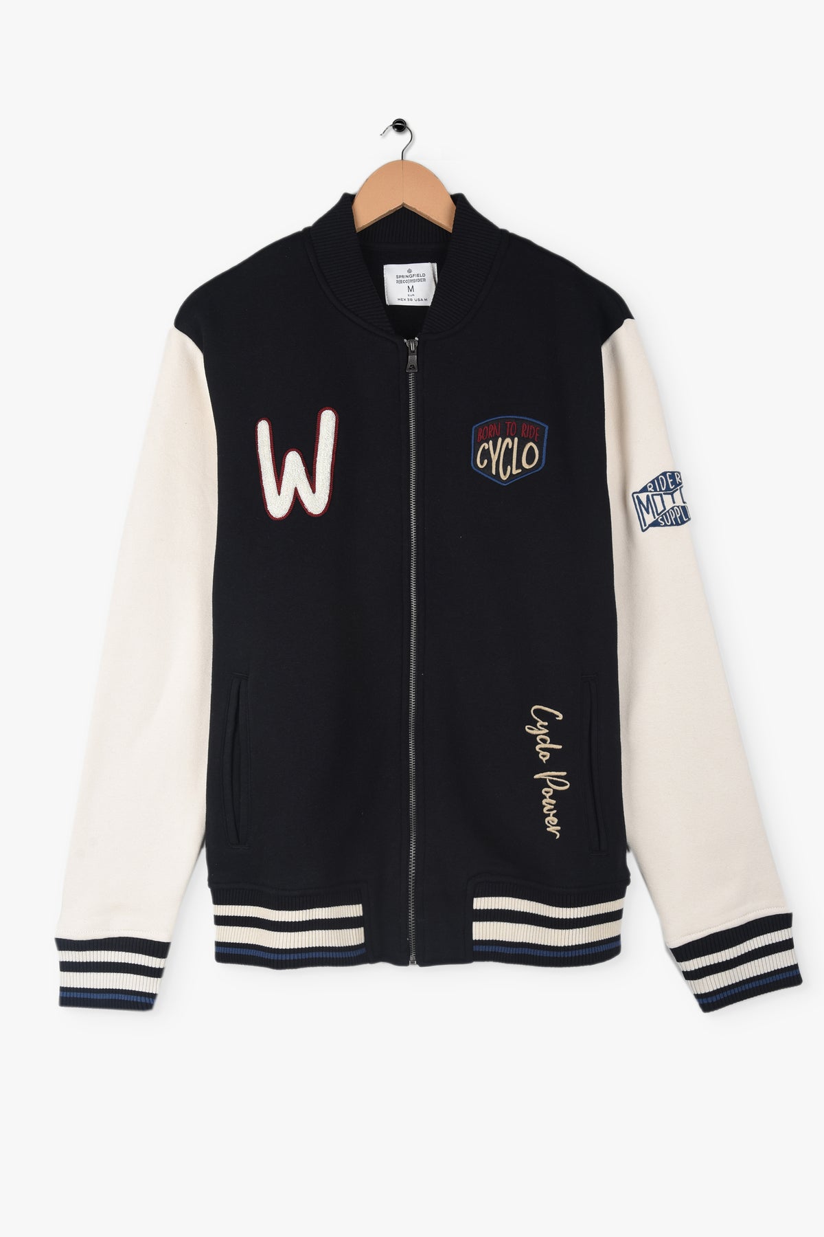 Springfield Jackets SPRINGFIELD BASEBALL JACKET - orangejeansco
