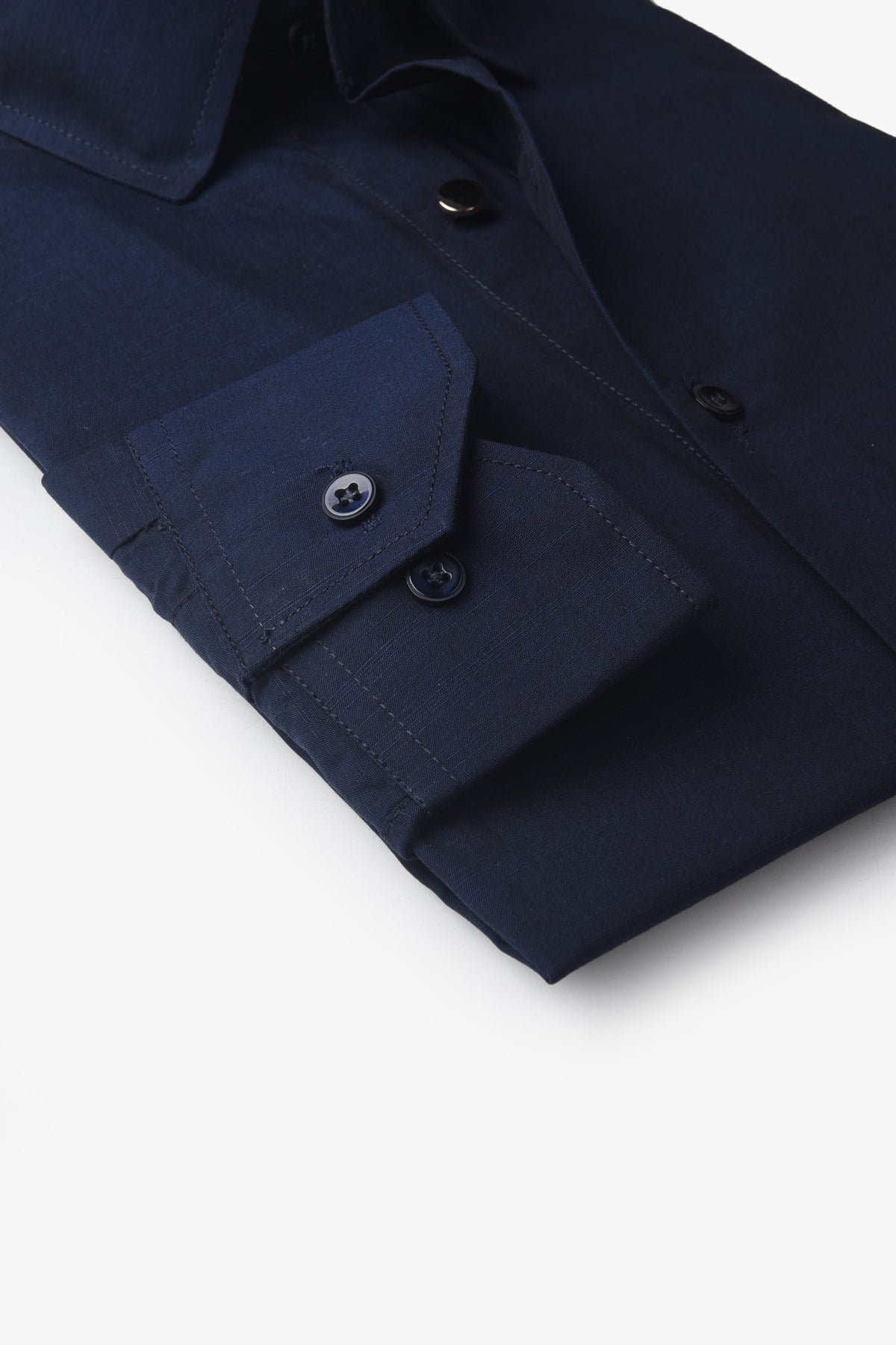 NAVY SIGNATURE COTTON SHIRT