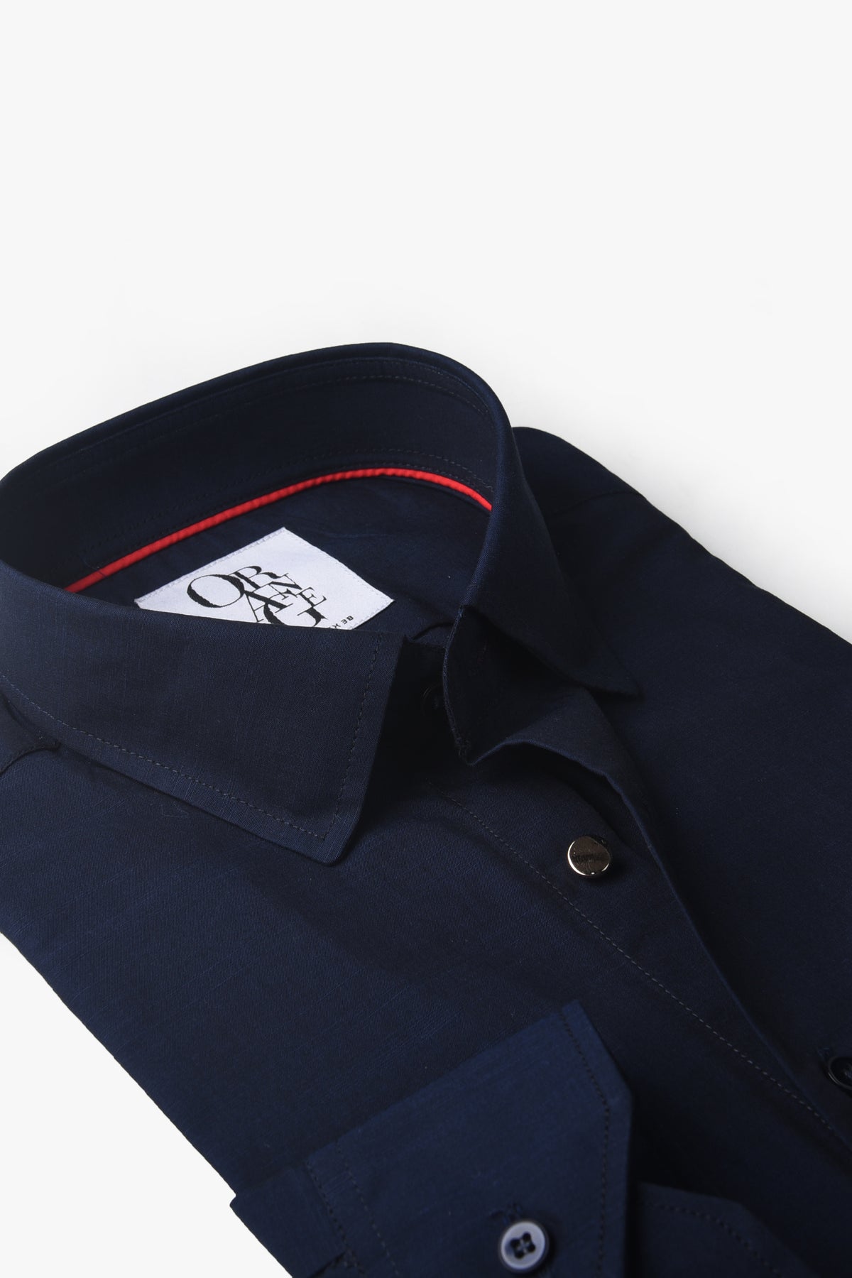 NAVY SIGNATURE COTTON SHIRT