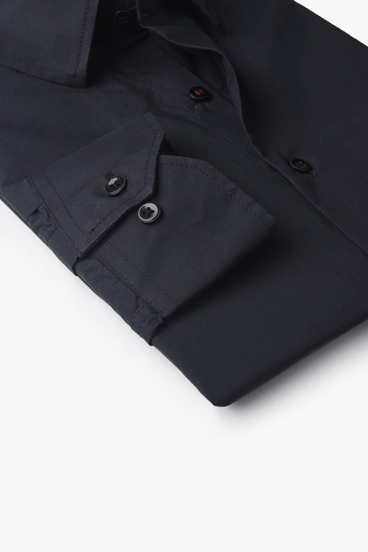 STELLA BLACK CLASSIC COTTON SHIRT