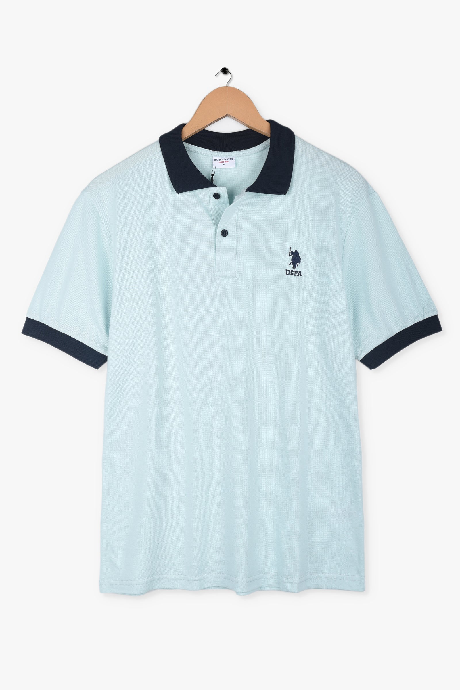 US POLO Contrasting LOGO POLO SHIRT