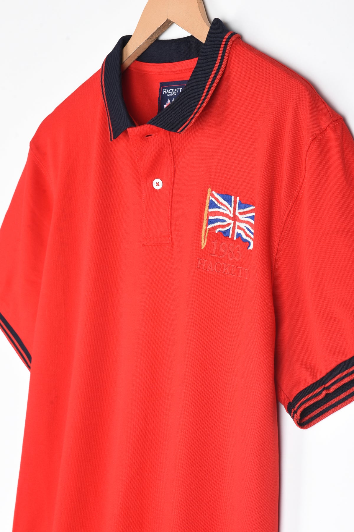 HACKETT FLAG LOGO POLO SHIRT