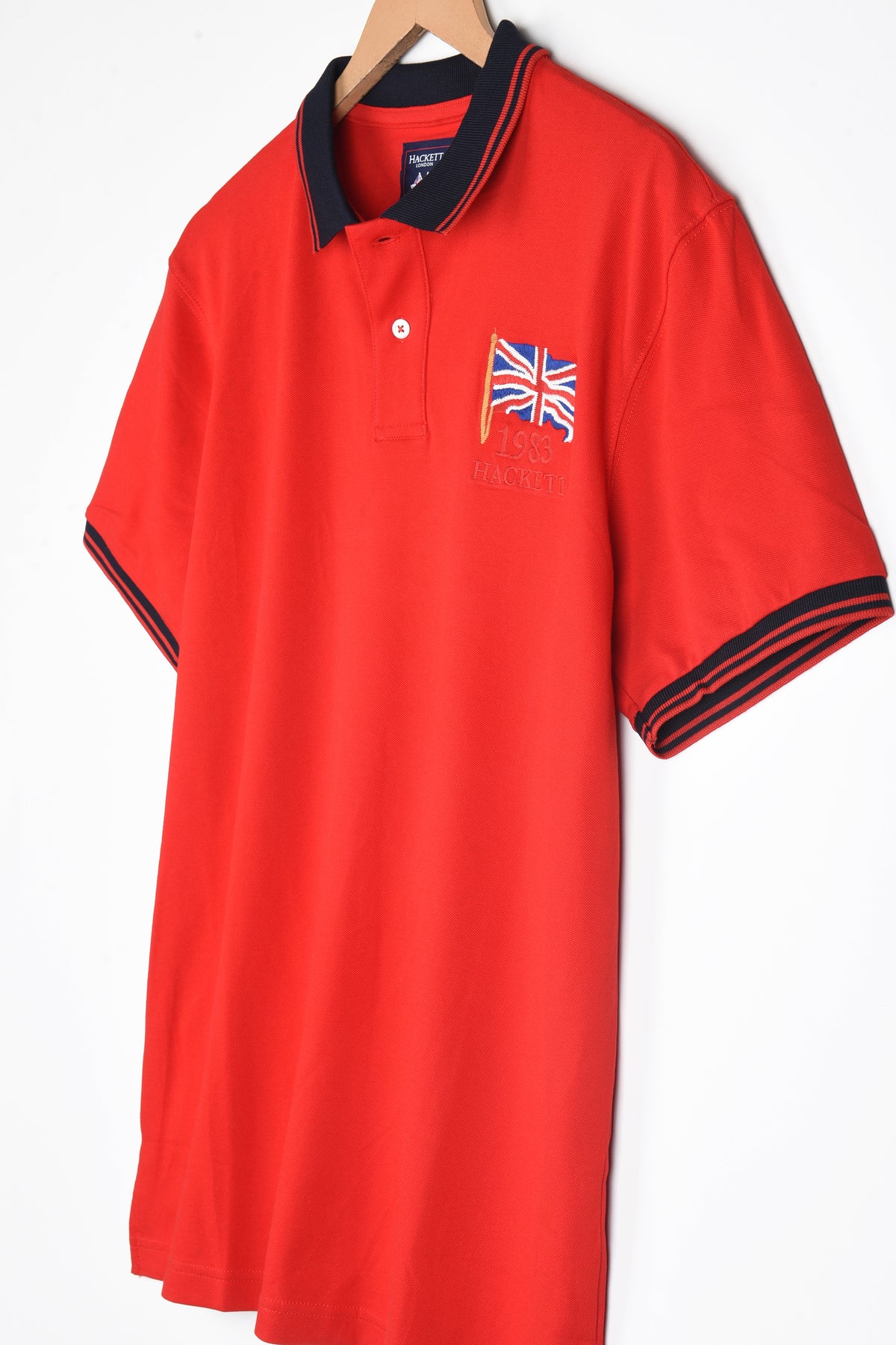 HACKETT FLAG LOGO POLO SHIRT