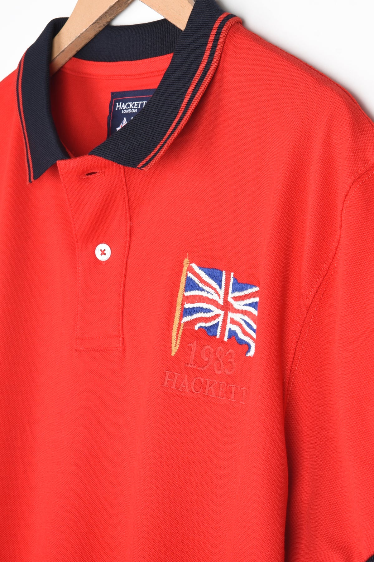 HACKETT FLAG LOGO POLO SHIRT