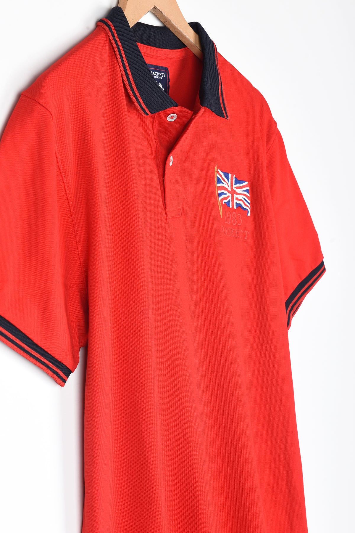 HACKETT FLAG LOGO POLO SHIRT
