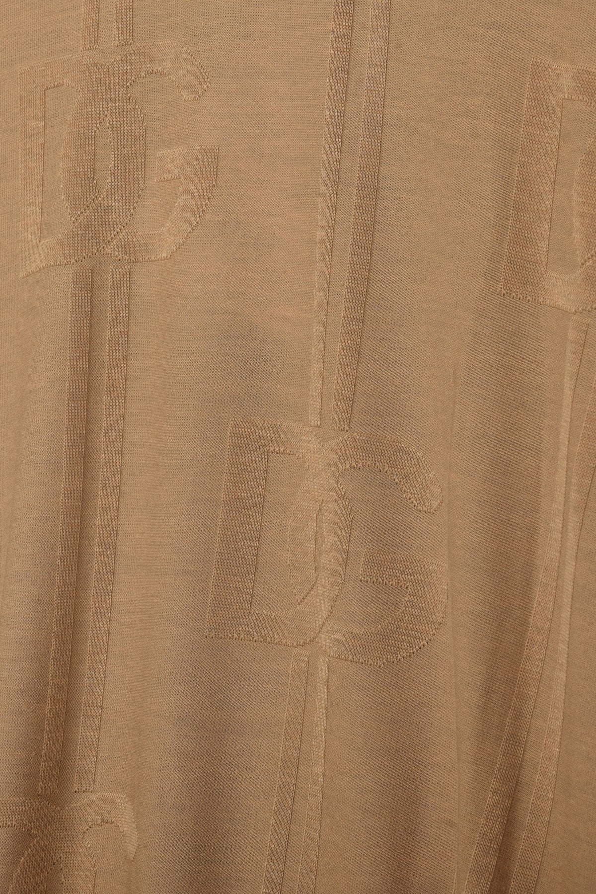 iconic LINEN BLEND DG MOTIF JACQUARD TEE