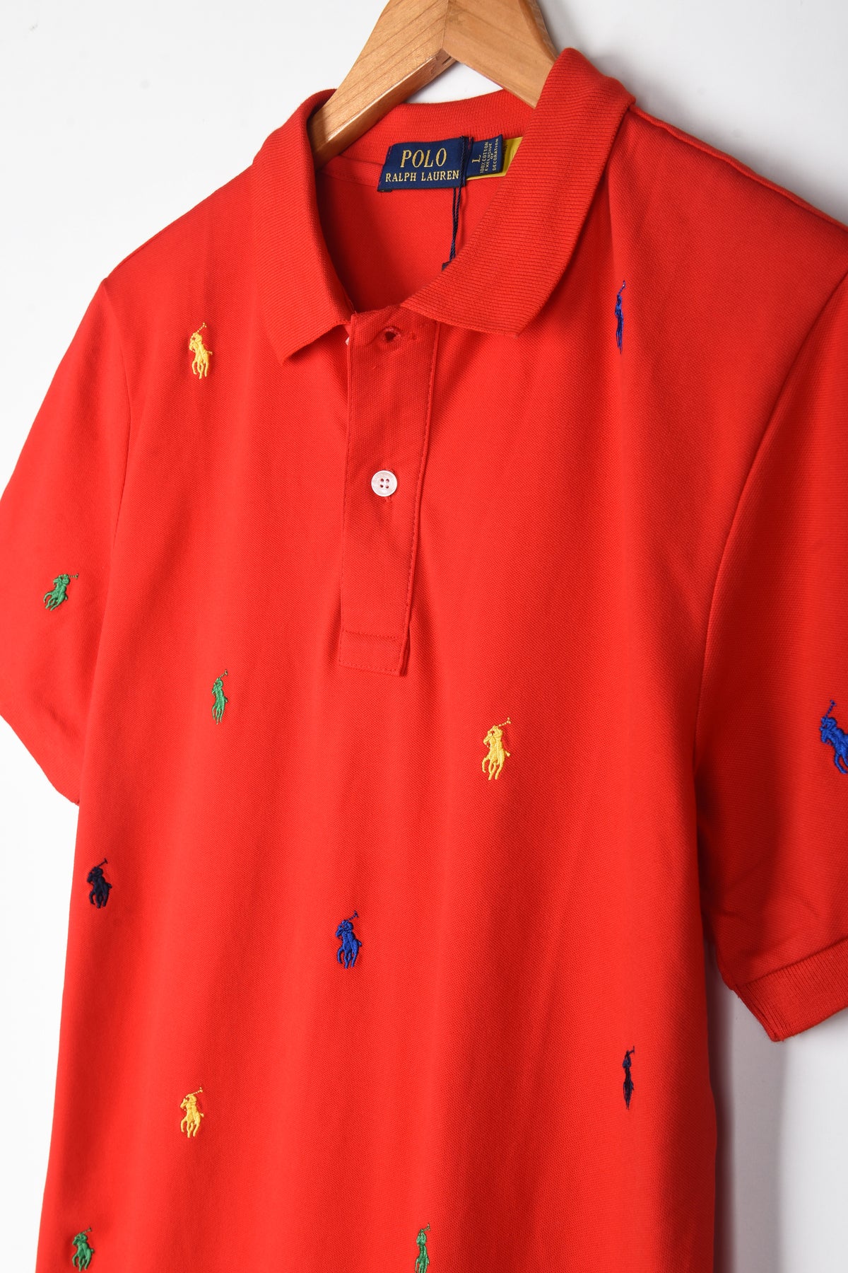 ALL OVER SMALL PONY POLO SHIRT