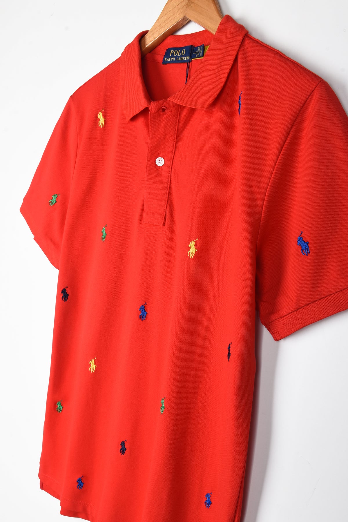 ALL OVER SMALL PONY POLO SHIRT