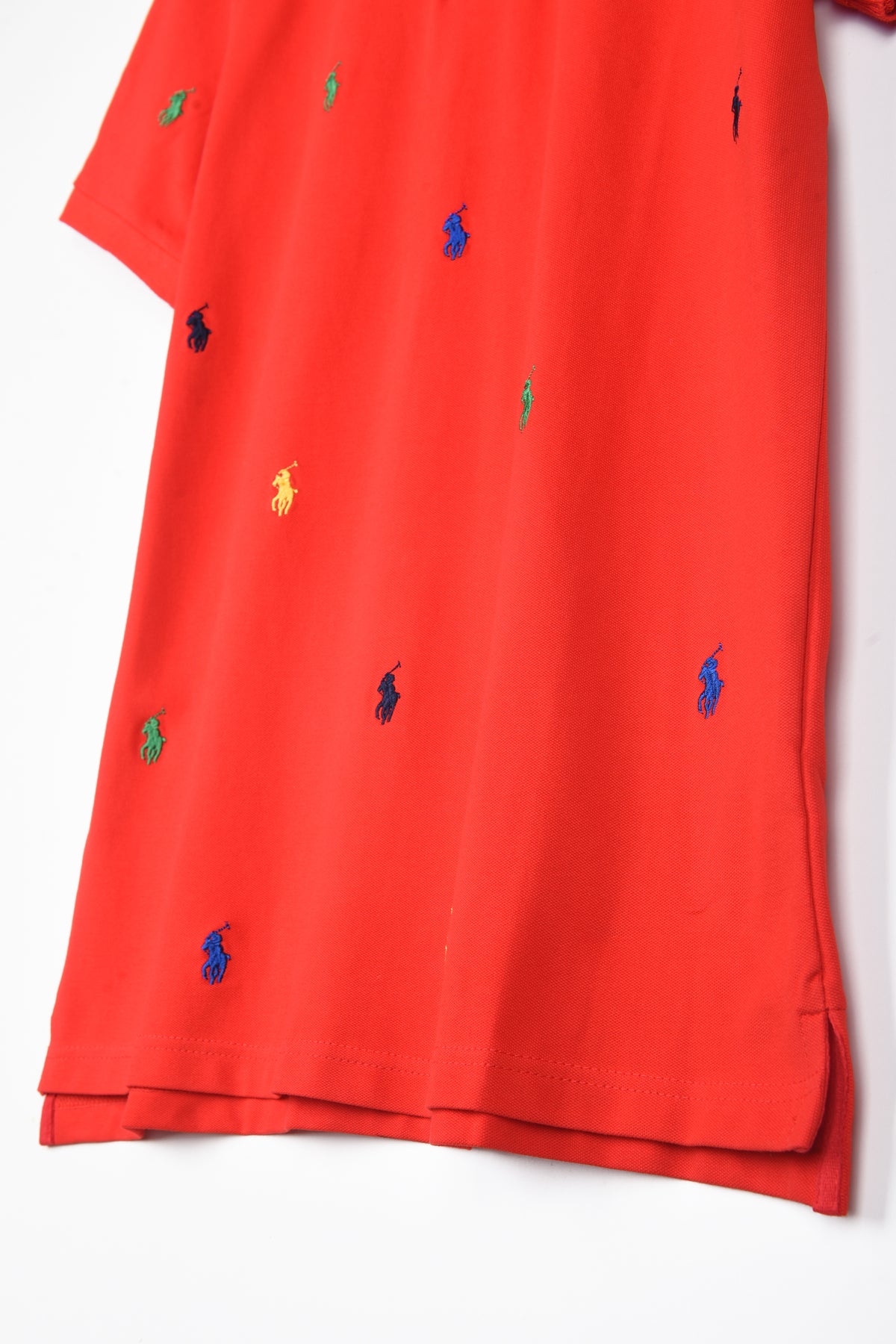 ALL OVER SMALL PONY POLO SHIRT