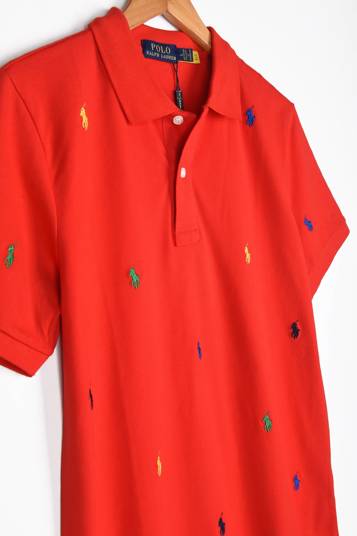 ALL OVER SMALL PONY POLO SHIRT