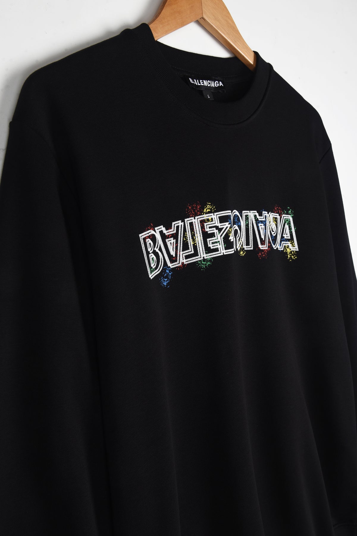 BALENCIAGE MIRROR LOGO SWEATSHIRT