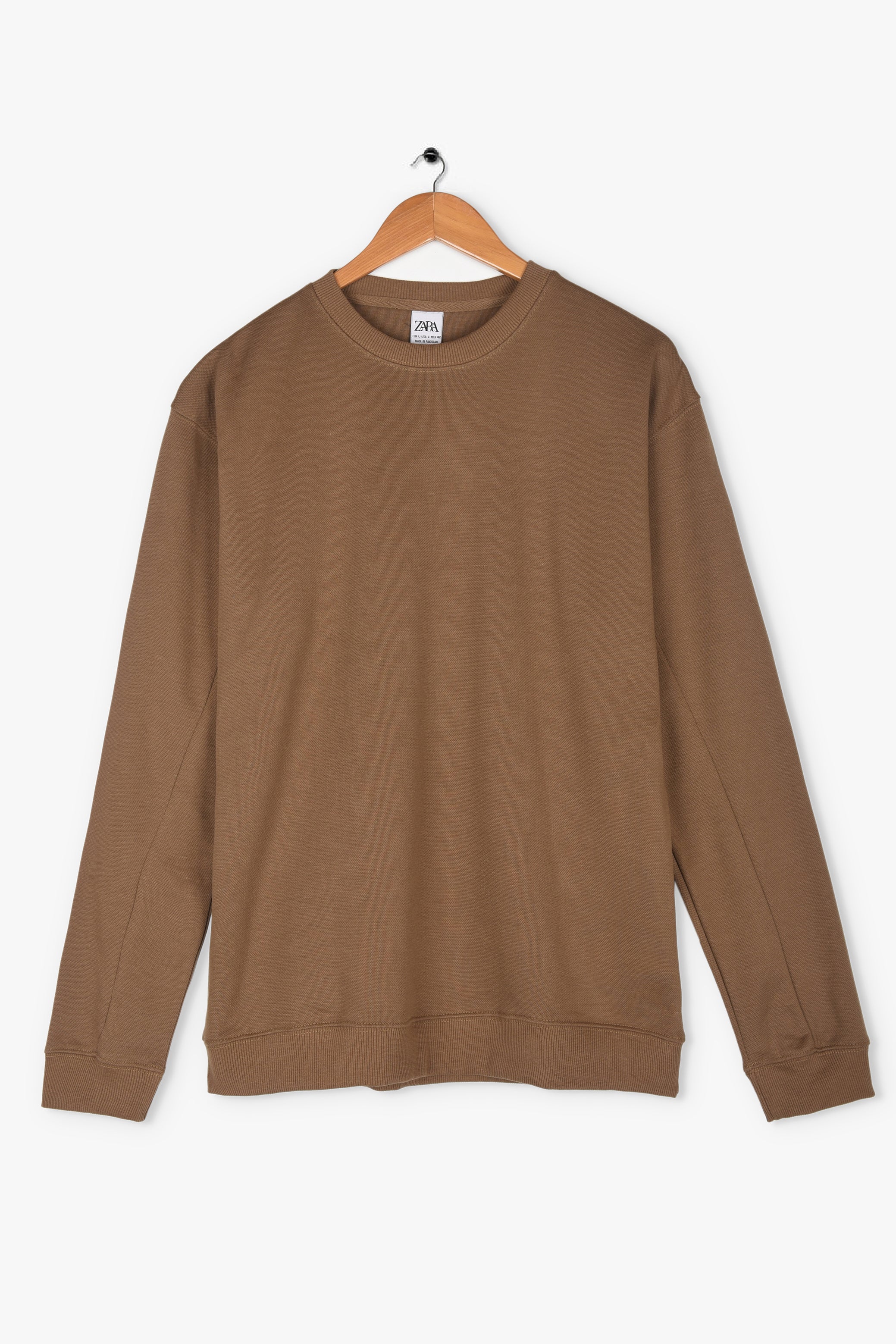 ZARA BASIC SWEATSHIRT orangejeansco