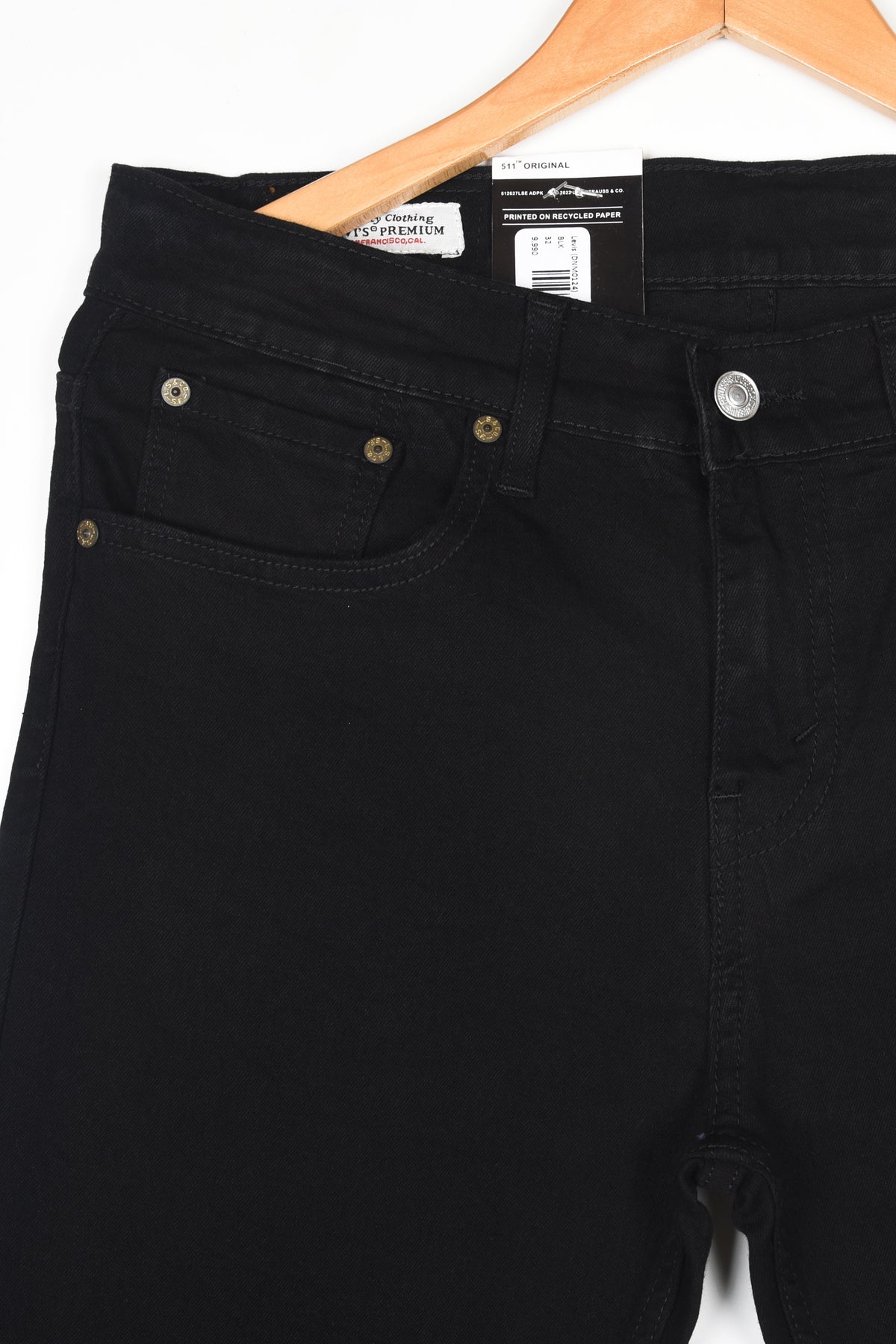 LEVI&#39;S BLACK Slim Jeans