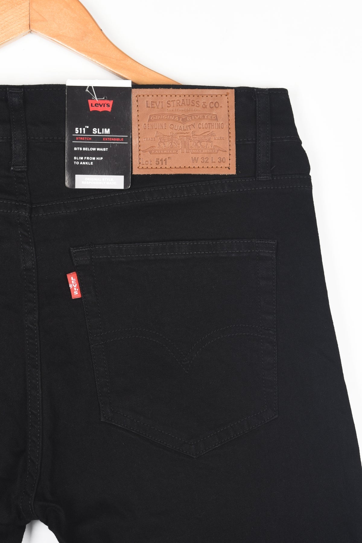 LEVI&#39;S BLACK Slim Jeans
