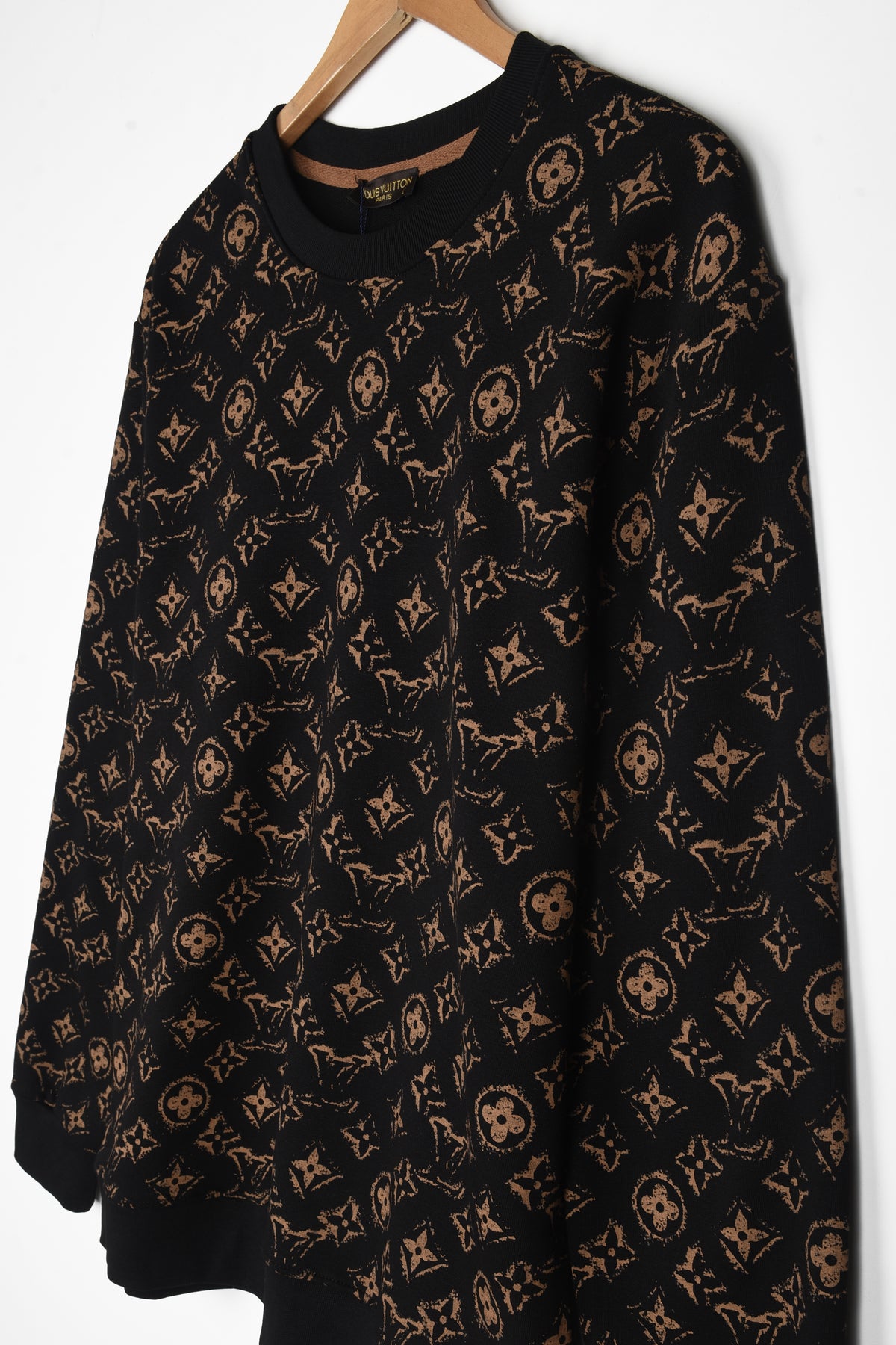 LV ALL OVER MONOGRAM PRINT SWEATSHIRT