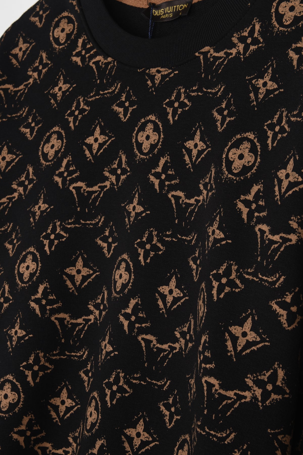 LV ALL OVER MONOGRAM PRINT SWEATSHIRT