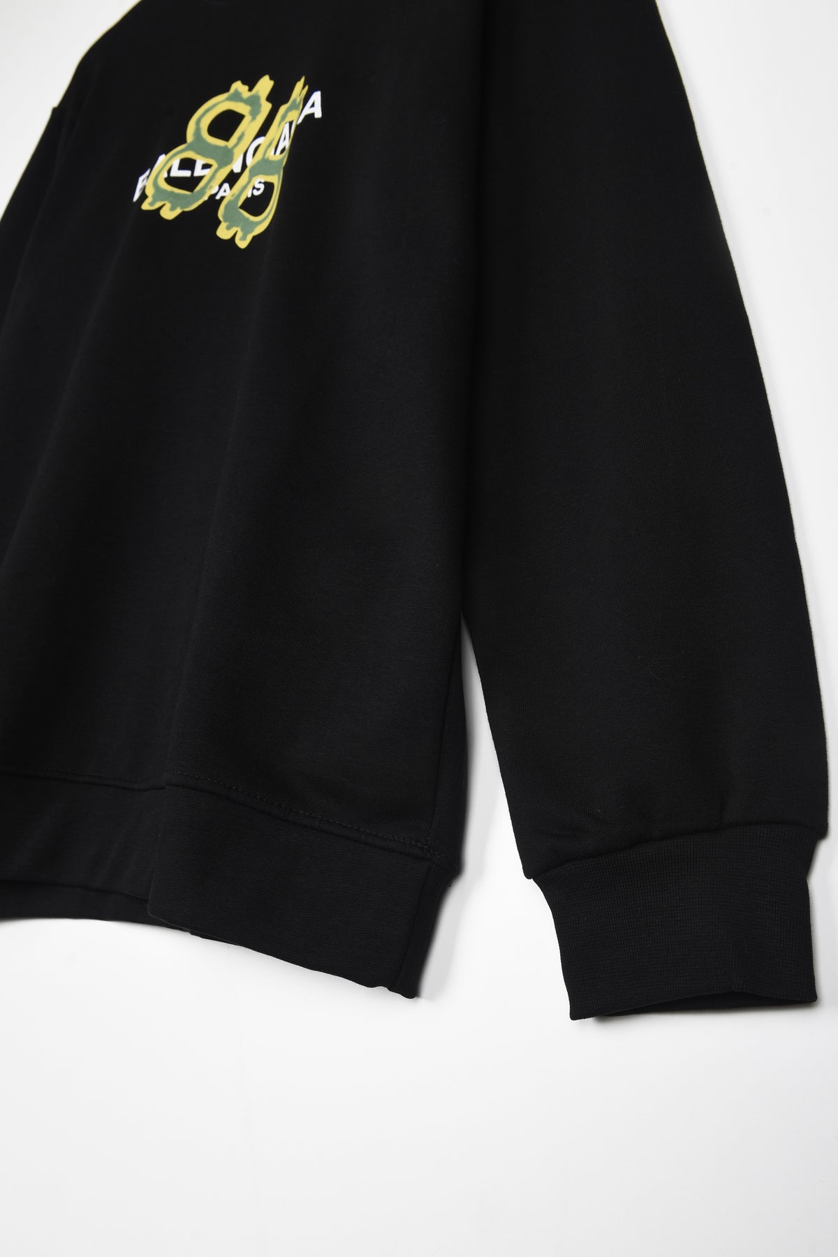 BALENCIAGA CRYPTO SWEATSHIRT IN BLACK