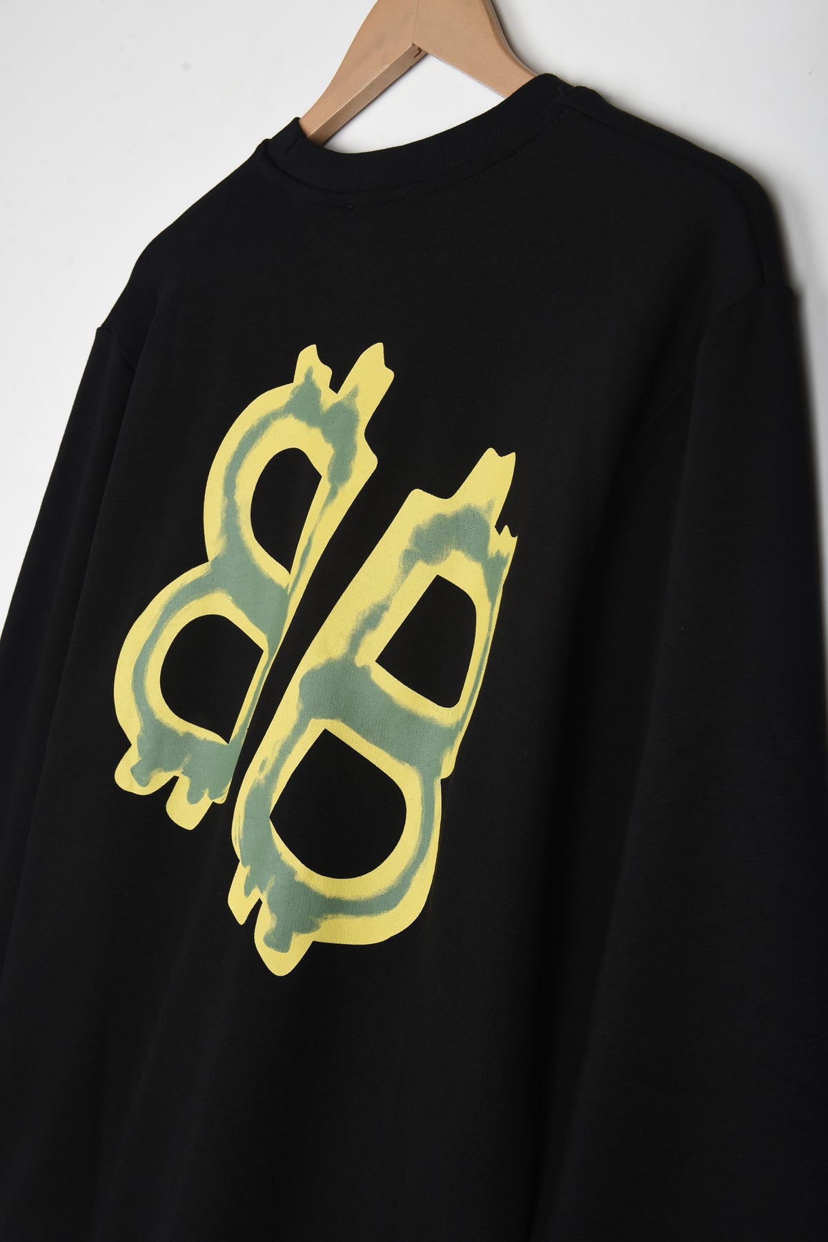 BALENCIAGA CRYPTO SWEATSHIRT IN BLACK