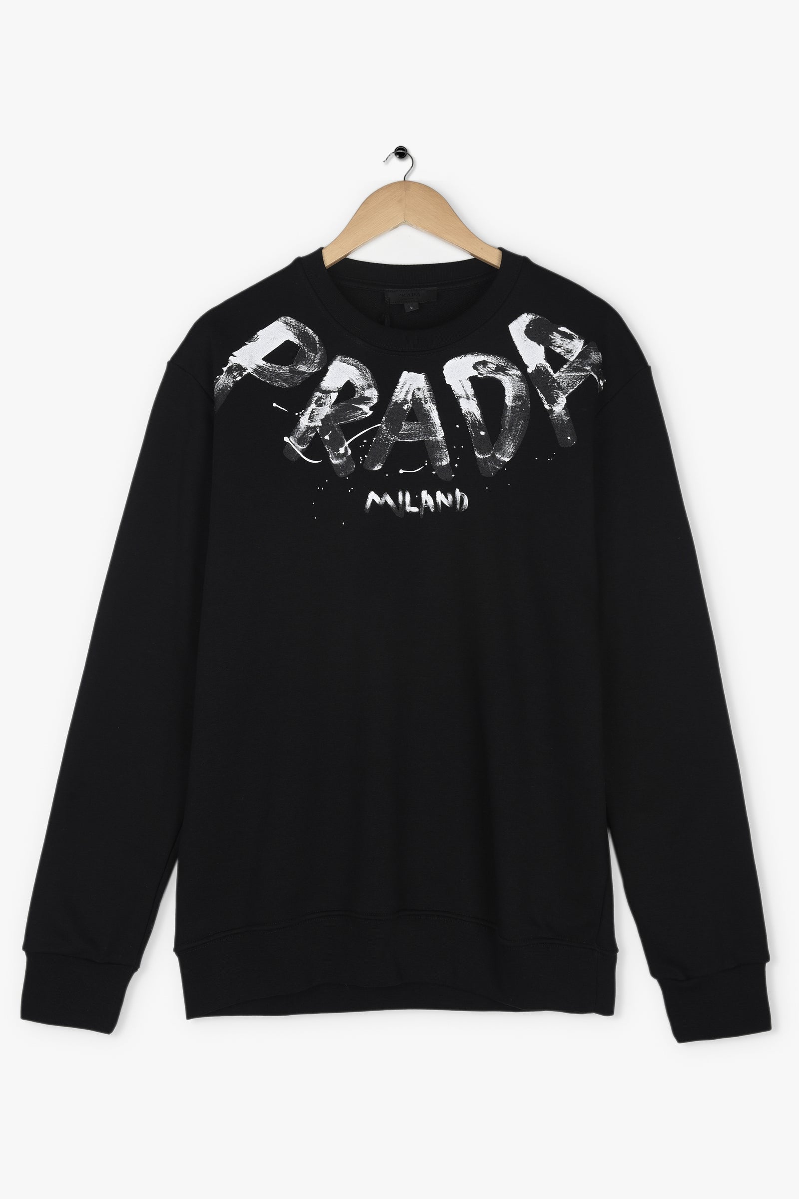 PRADA PAINT PRINT SWEATSHIRT