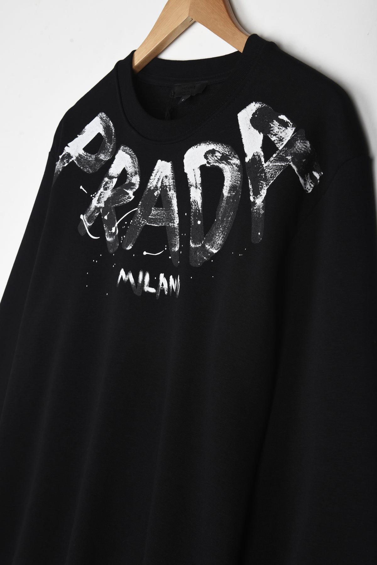 PRADA PAINT PRINT SWEATSHIRT