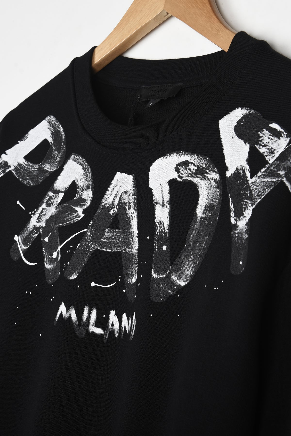 PRADA PAINT PRINT SWEATSHIRT