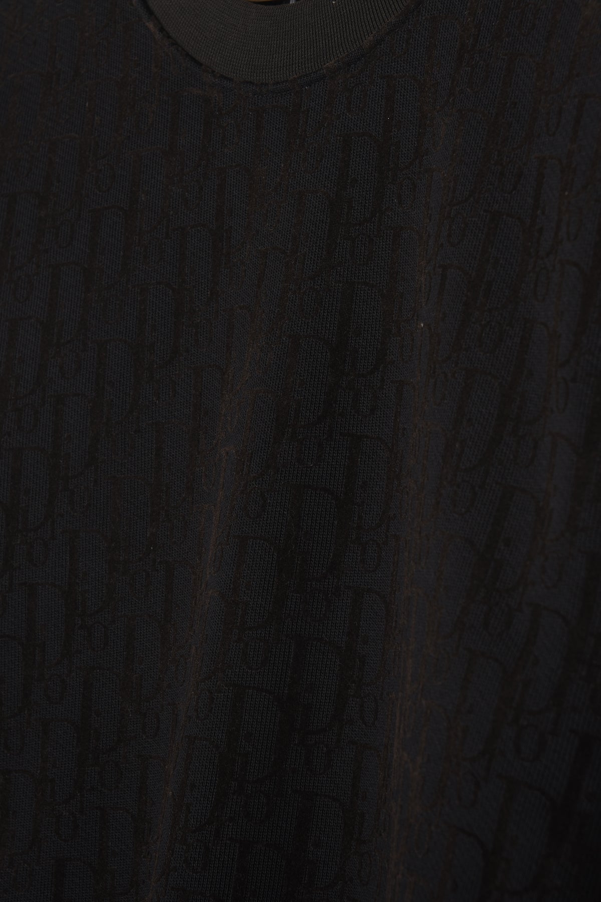 DIOR ALL OVER SUEDE LOGO SWEATSHIRT