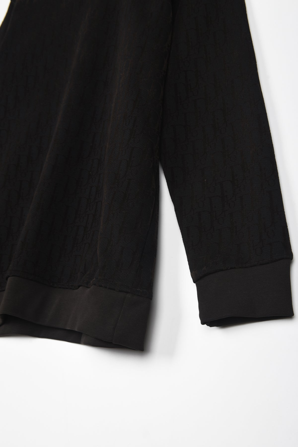 DIOR ALL OVER SUEDE LOGO SWEATSHIRT