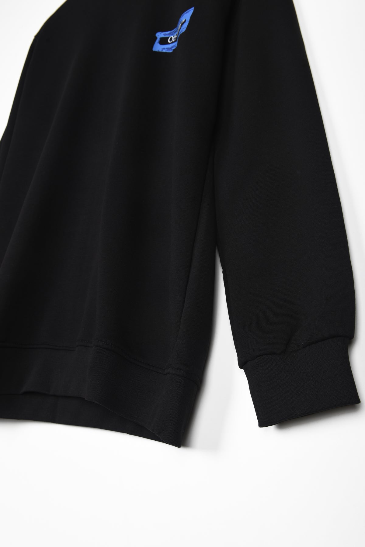 OFFWHITE RAISED PAINT LOGO SWEATSHIRT