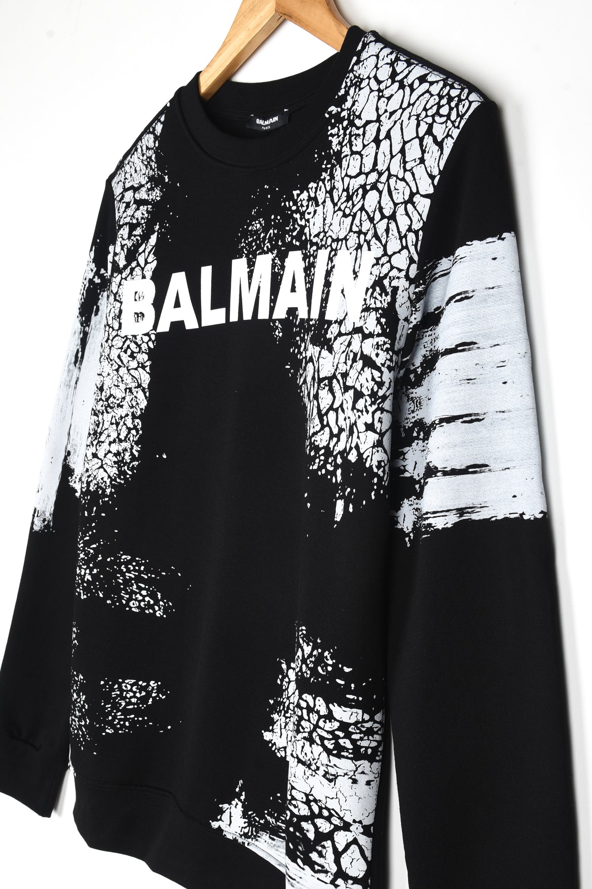 BALMAIN BRUSH STROKES SWEATSHIRT