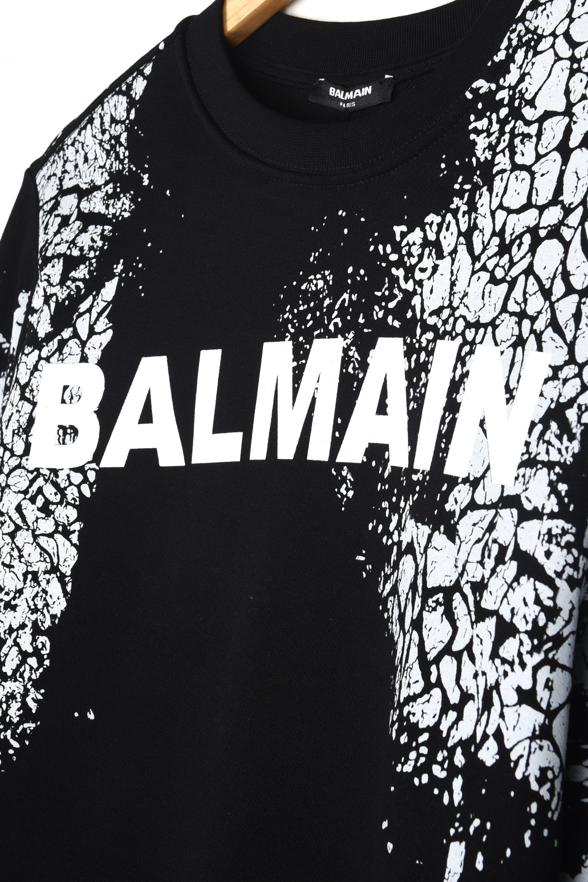 BALMAIN BRUSH STROKES SWEATSHIRT