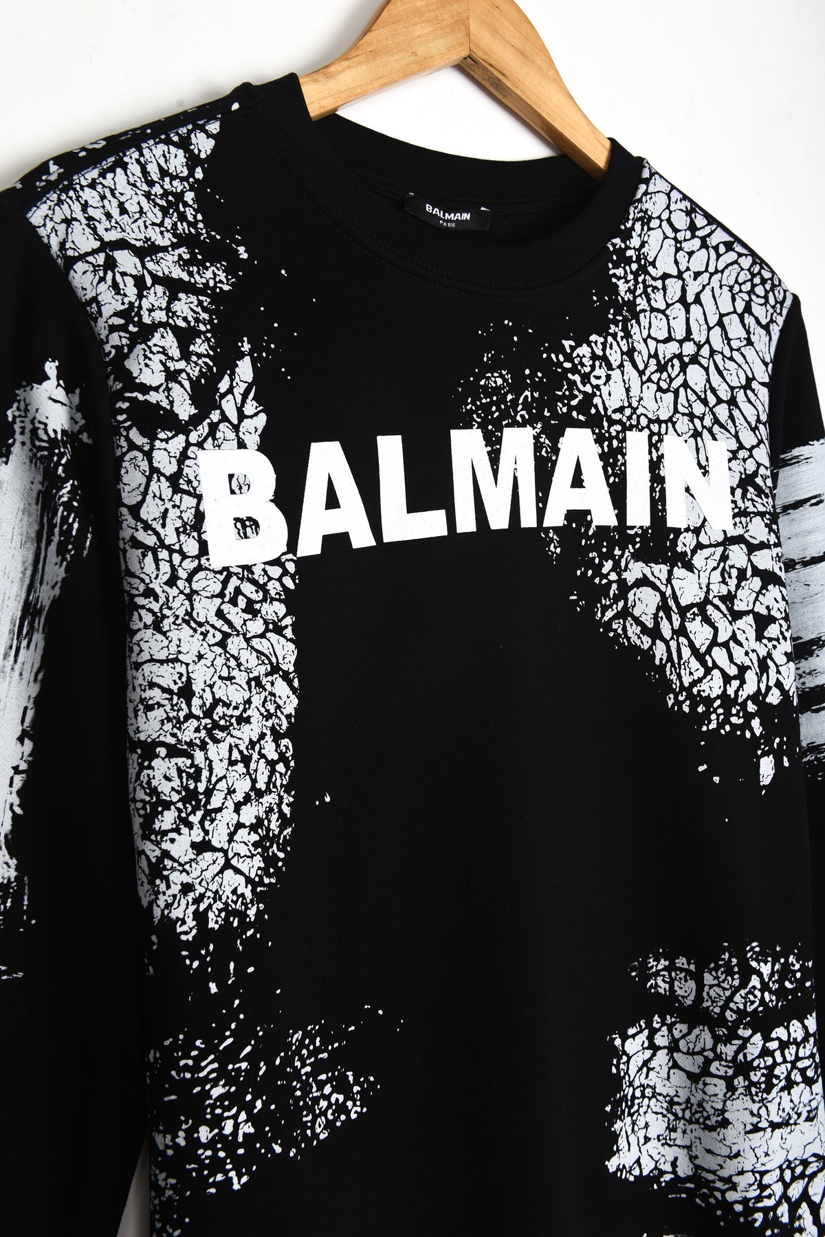 BALMAIN BRUSH STROKES SWEATSHIRT