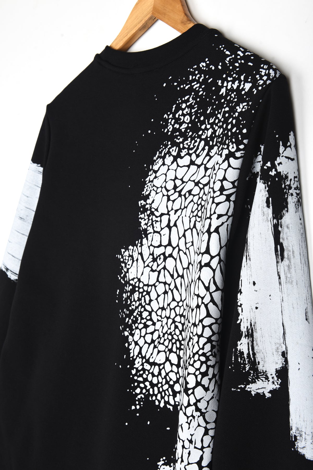 BALMAIN BRUSH STROKES SWEATSHIRT