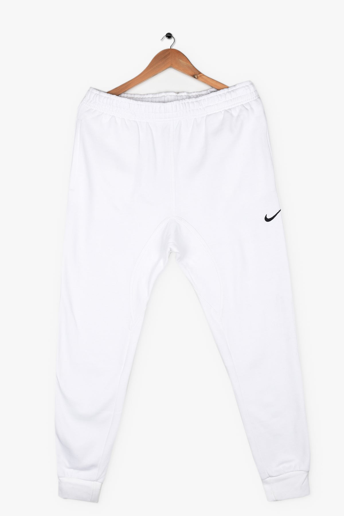 Nike White Fleece Trousers