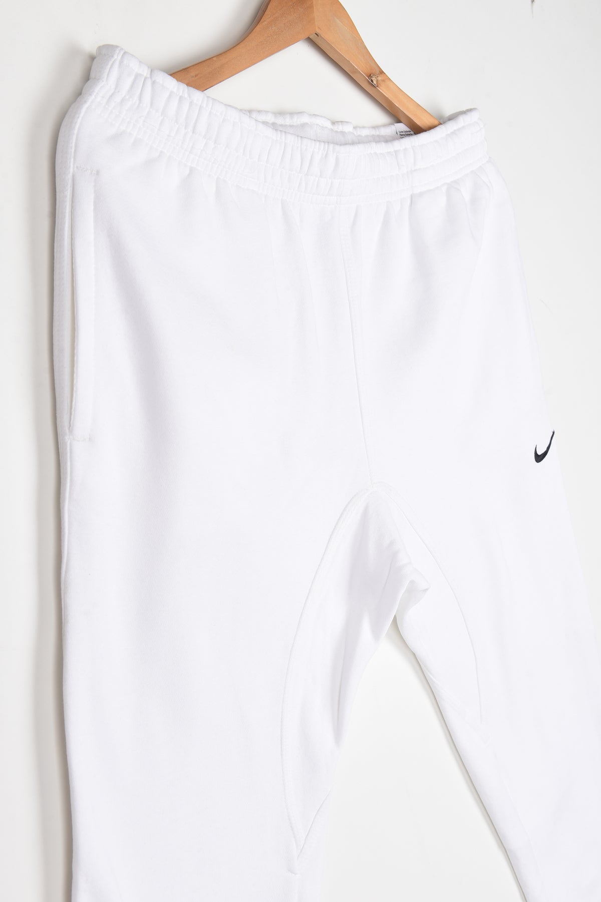 Nike White Fleece Trousers