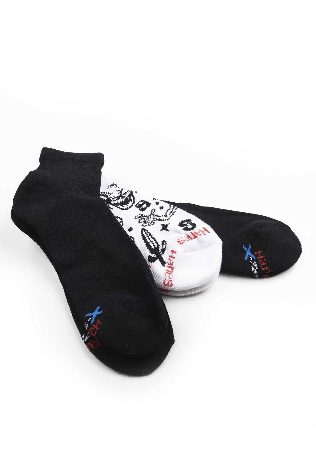 HANES ANKLE SPORTS SOCKS (3 Pairs)