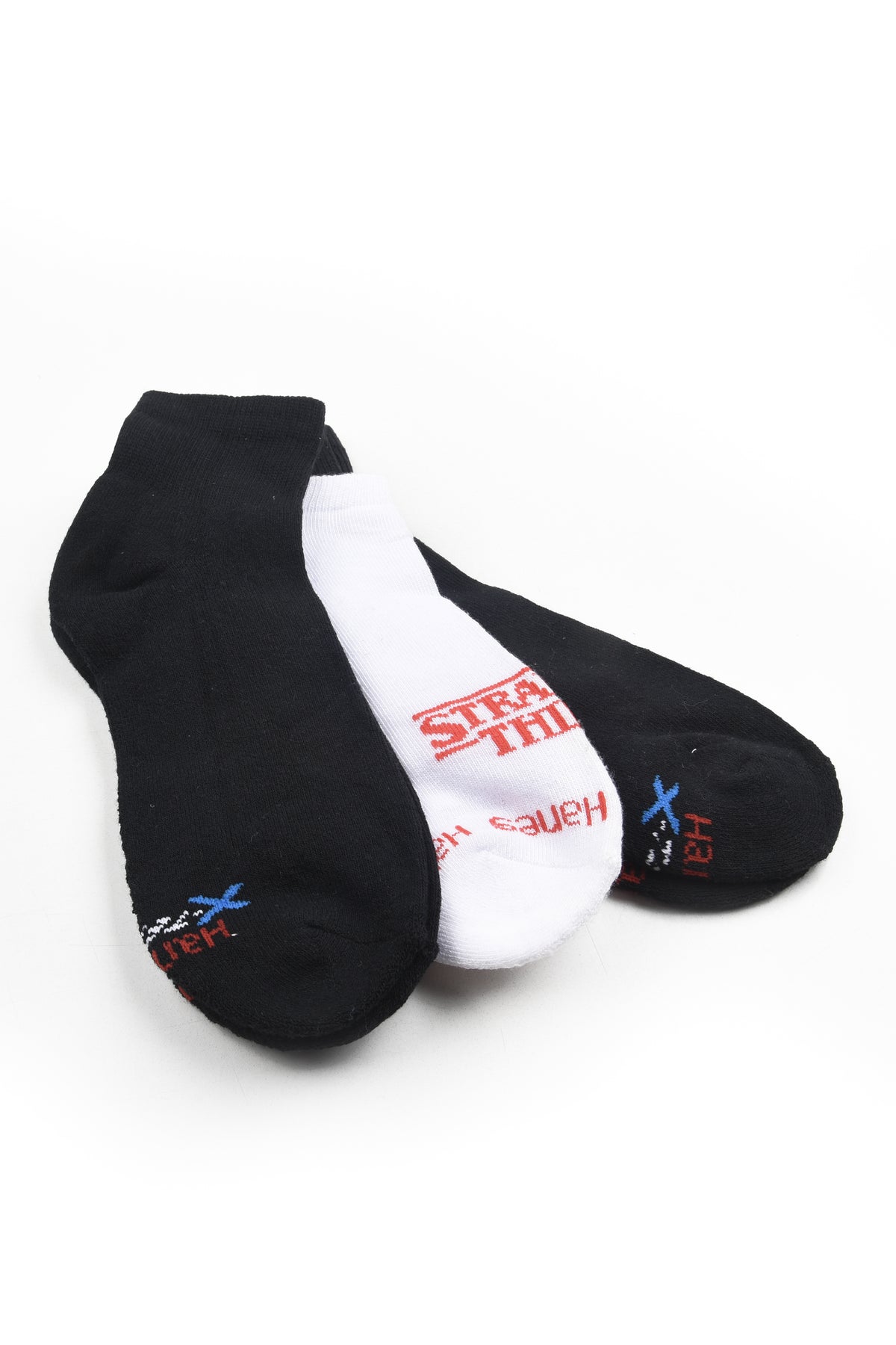 HANES ANKLE SPORTS SOCKS (3 Pairs)