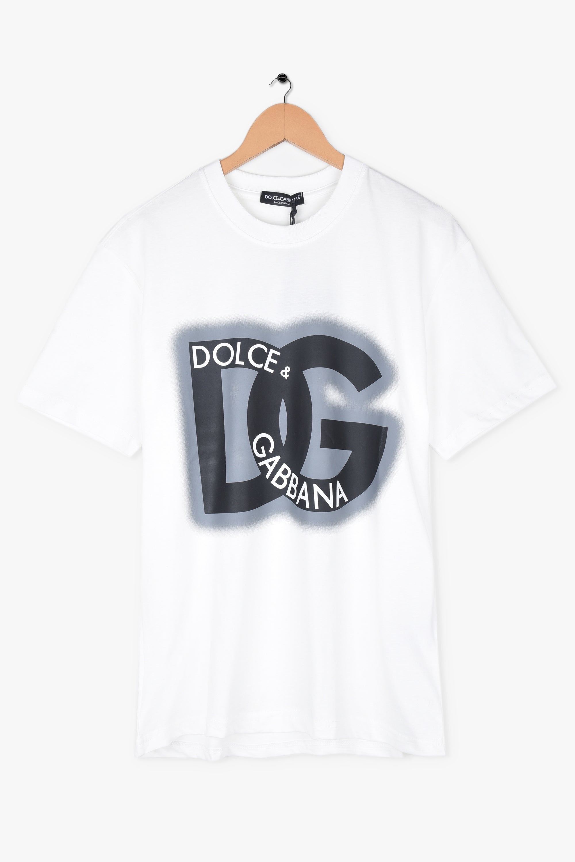 DG logo-print T-shirt- WHITE