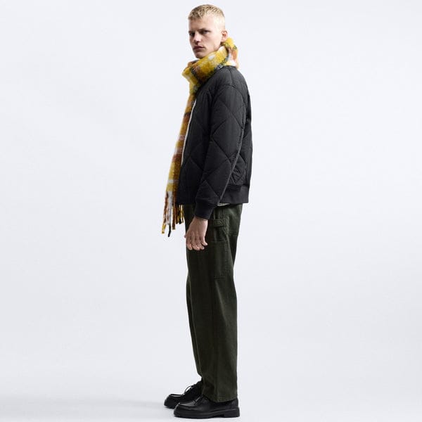 ZARA QUILTED JACKET orangejeansco