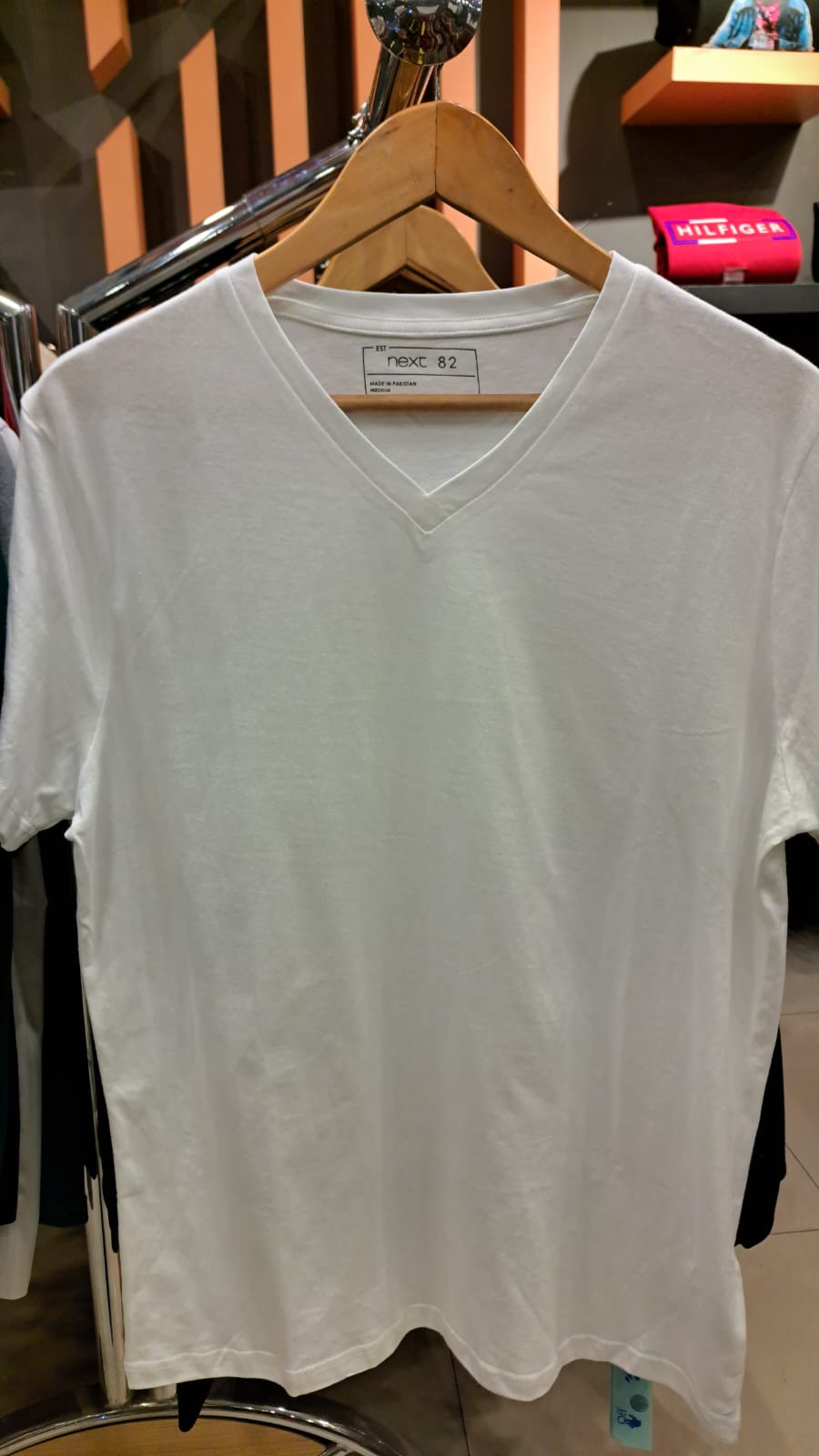 NEXT V NECK SOFT TEEs (Pair of Black &amp; Whtie)