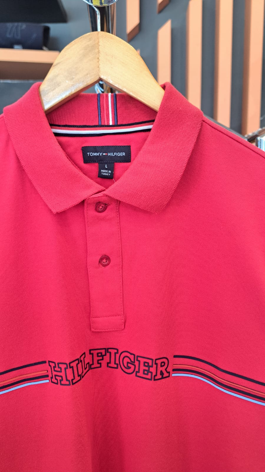TOMMY Printed LOGO POLO