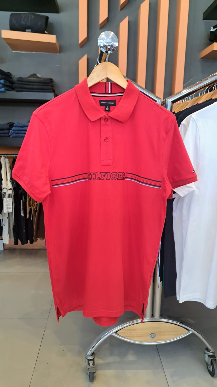 TOMMY Printed LOGO POLO