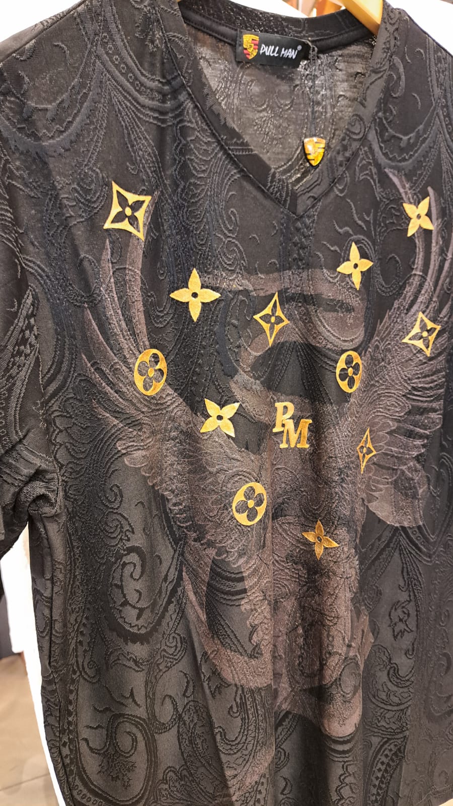 PULL MAN EGALE JACQUARD TEE